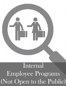 Internal Employee Programs - Organizations